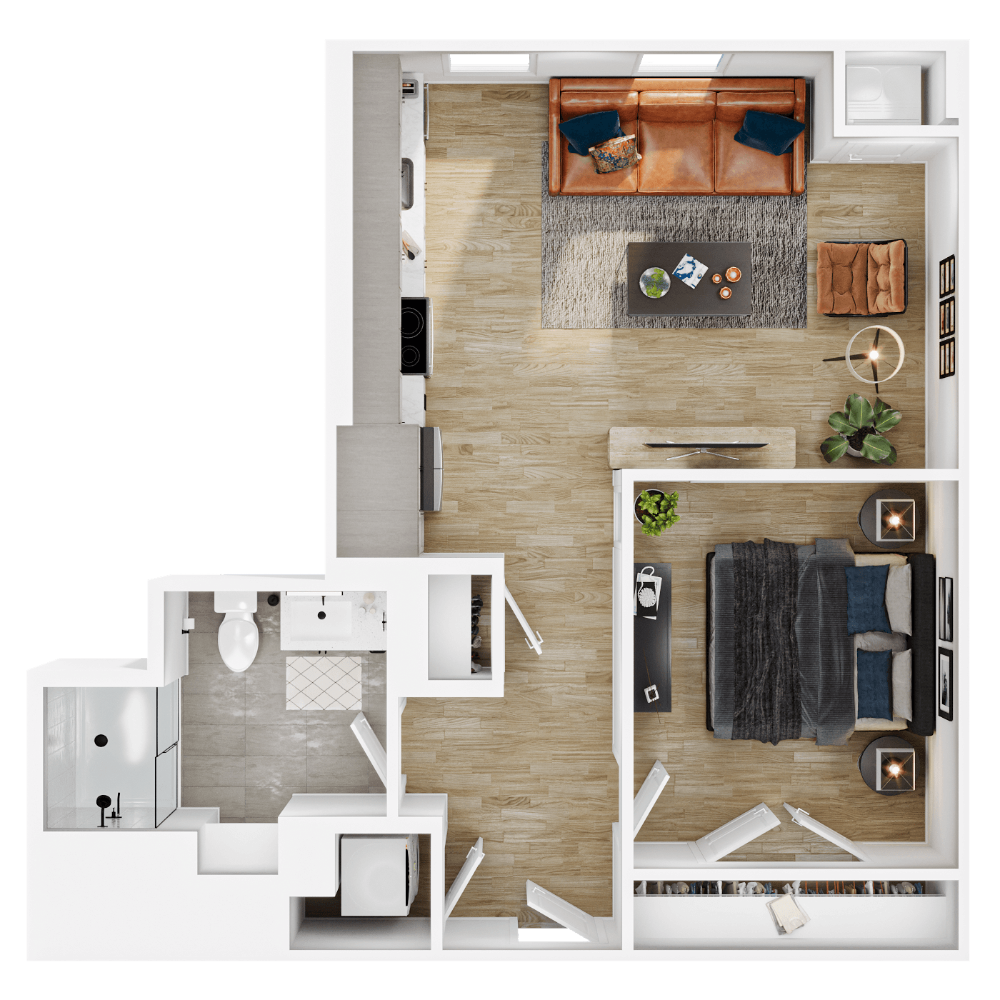 Floor plan layout diagram for A8